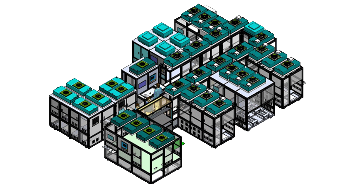 全自动车用背光叠片整线