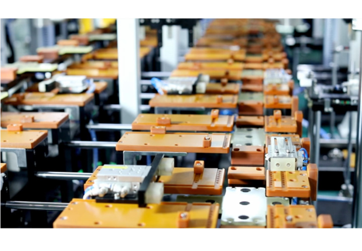 圆柱电池模组PACK线